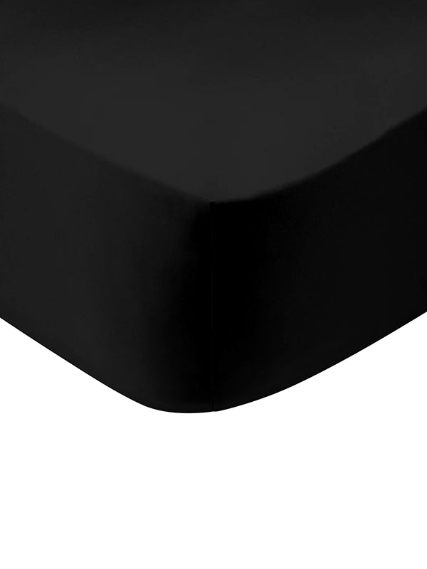 Κατωσέντονο Cotton Feelings με λάστιχο 111 Black Υπέρδιπλο (180x200+30) από την εταιρεία Sunshine Home