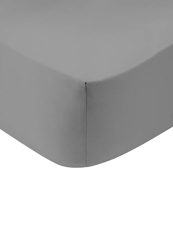 Κατωσέντονο Cotton Feelings με λάστιχο 107 Dark Grey Υπέρδιπλο (180x200+30) από την εταιρεία Sunshine Home