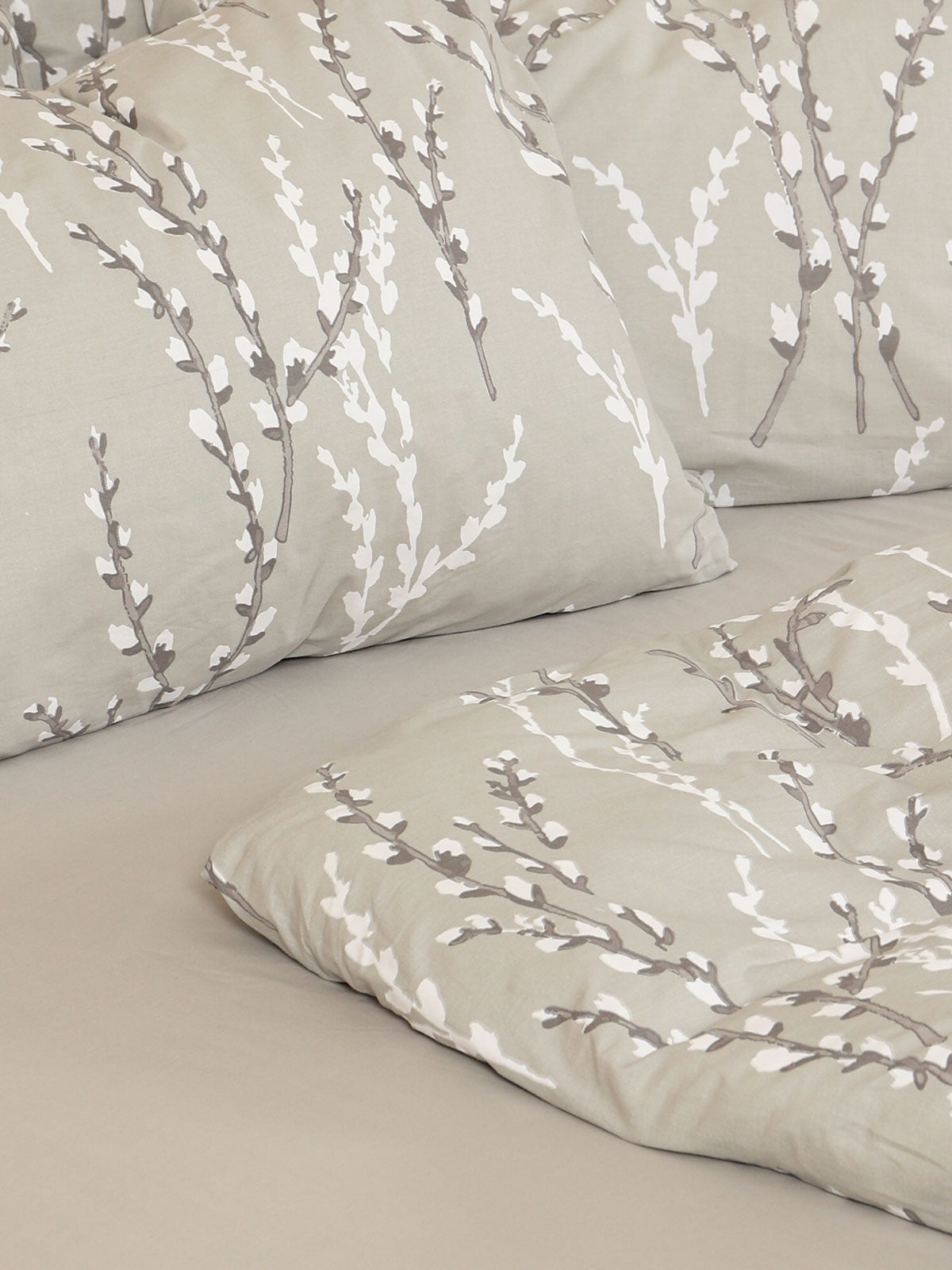 Σετ Σεντόνια Cotton Feelings 2054 Grey Διπλό (200x270) από την εταιρεία Sunshine Home