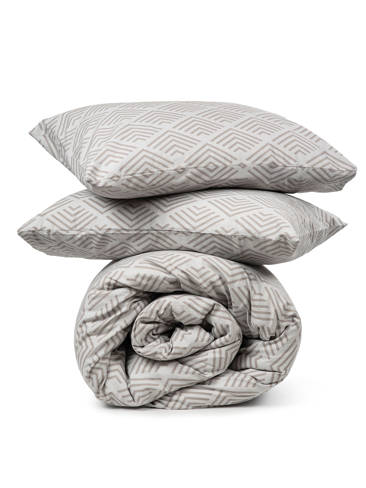 Σετ Σεντόνια Cotton Feelings 2048 Grey Υπέρδιπλο με λάστιχο (170x205+30) από την εταιρεία Sunshine Home