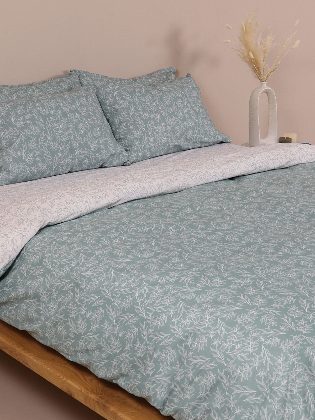 Σετ Σεντόνια Cotton Feelings 2052 Aqua Υπέρδιπλο με λάστιχο (170x205+30) από την εταιρεία Sunshine Home