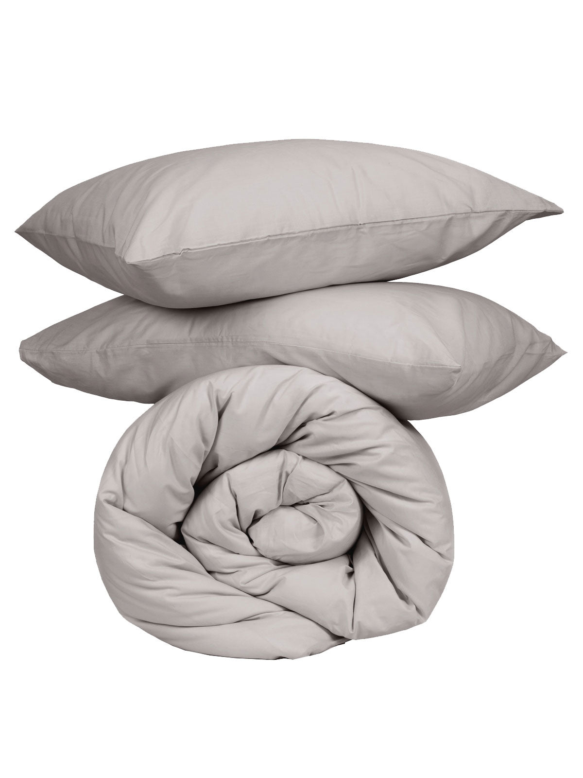 Σετ Σεντόνια Cotton Feelings 106 Light Grey Υπέρδιπλο με λάστιχο (170x205+30) από την εταιρεία Sunshine Home