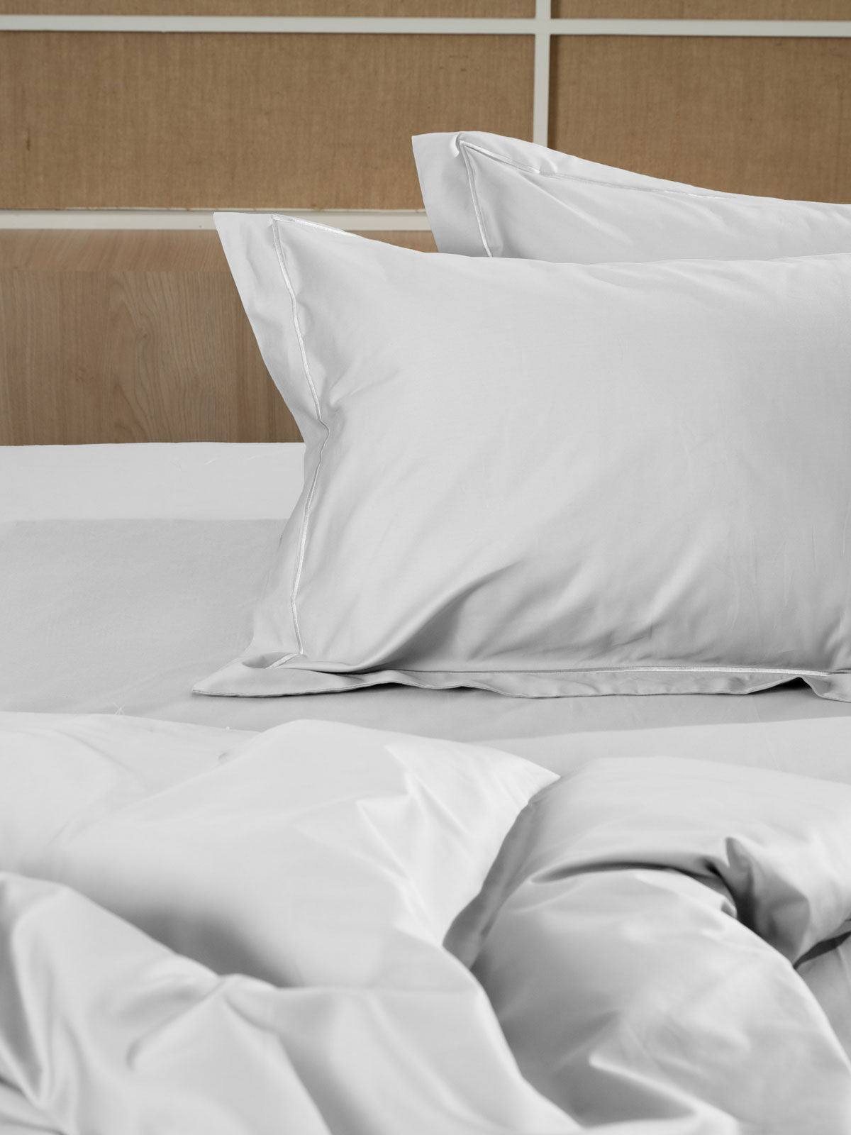 Σετ Σεντόνια Βαμβακοσατέν Omnia μονόχρωμα White King Size (280x300) από την εταιρεία Sunshine Home