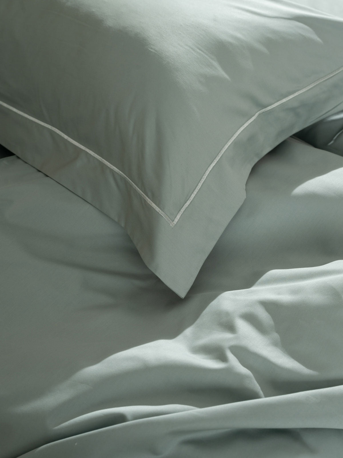 Σεντόνι Βαμβακοσατέν Omnia φλατ Aqua Υπέρδιπλο (250×280) από την εταιρεία Sunshine Home