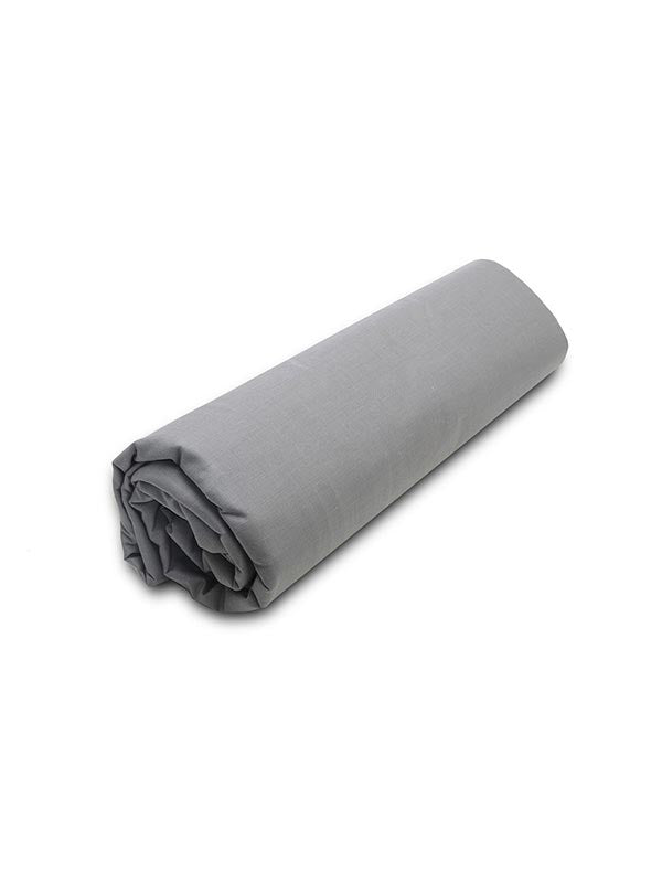Κατωσέντονο Menta με λάστιχο 19 Dark Grey Μονό (100x200+25) από την εταιρεία Sunshine Home