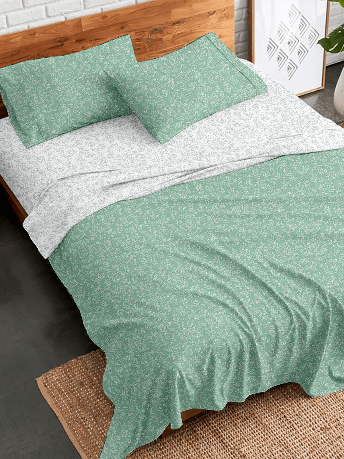 Σετ Σεντόνια Flannel 2052 Aqua Υπέρδιπλο με λάστιχο (170x205+30) από την εταιρεία Sunshine Home