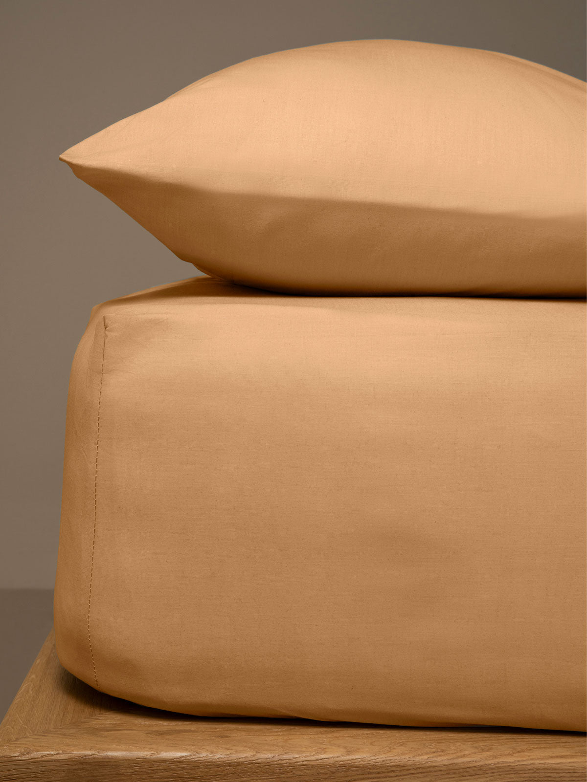 Κατωσέντονο Menta με λάστιχο 5 Brown Διπλό (160x200+40) από την εταιρεία Sunshine Home