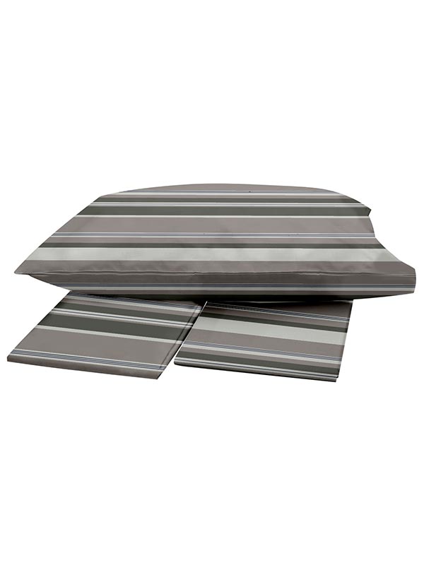 Σετ Σεντόνια Menta Εμπριμέ 550 Grey Μονο (160x250) από την εταιρεία Sunshine Home