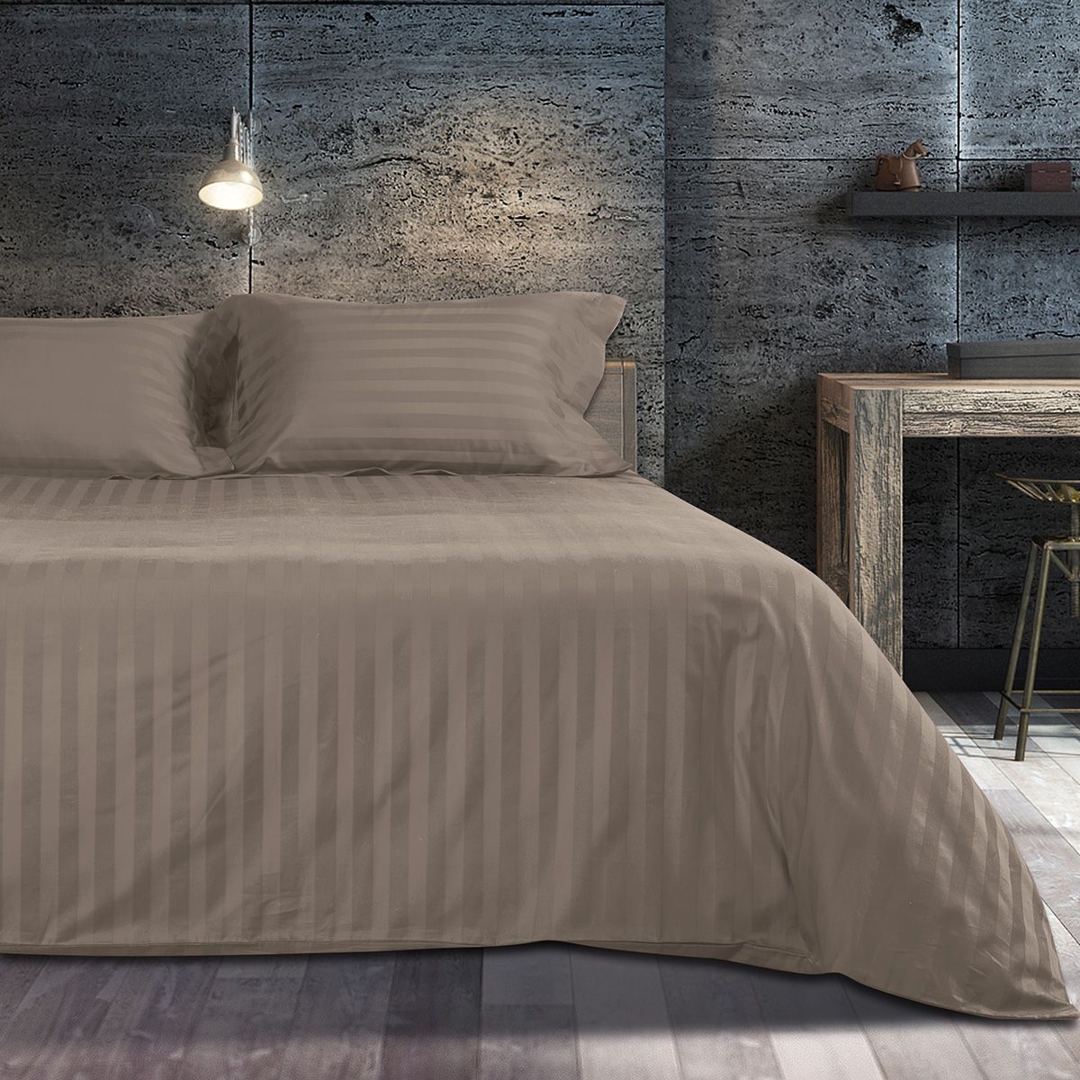 Σετ σεντόνια υπέρδιπλα Art 1530 Stripe σε 7 αποχρώσεις