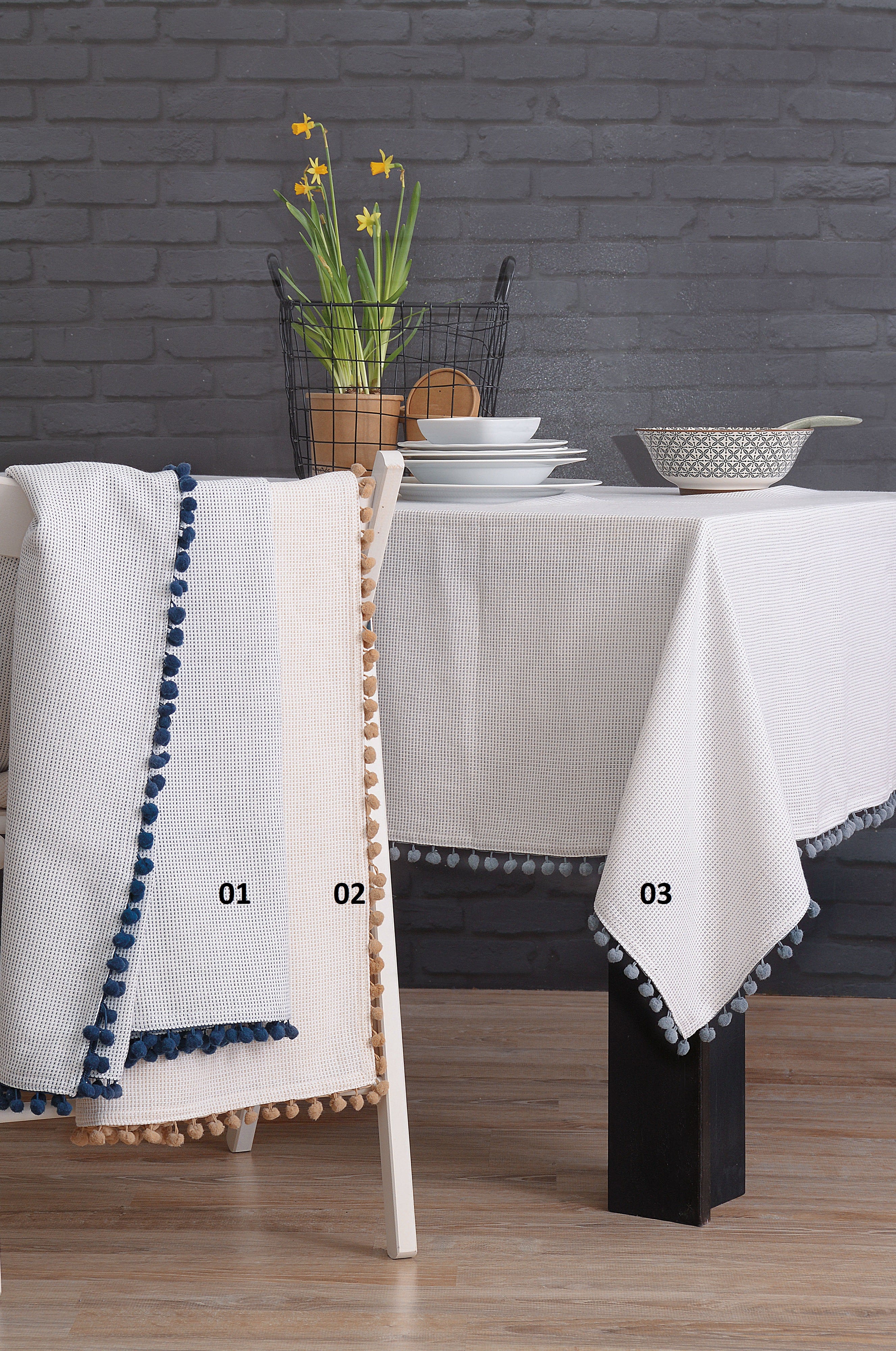 ΡΟΜ ΡΟΜ - Τραπεζομάντηλο 140 x 220 140 x 220 από την εταιρεία Rythmos Home