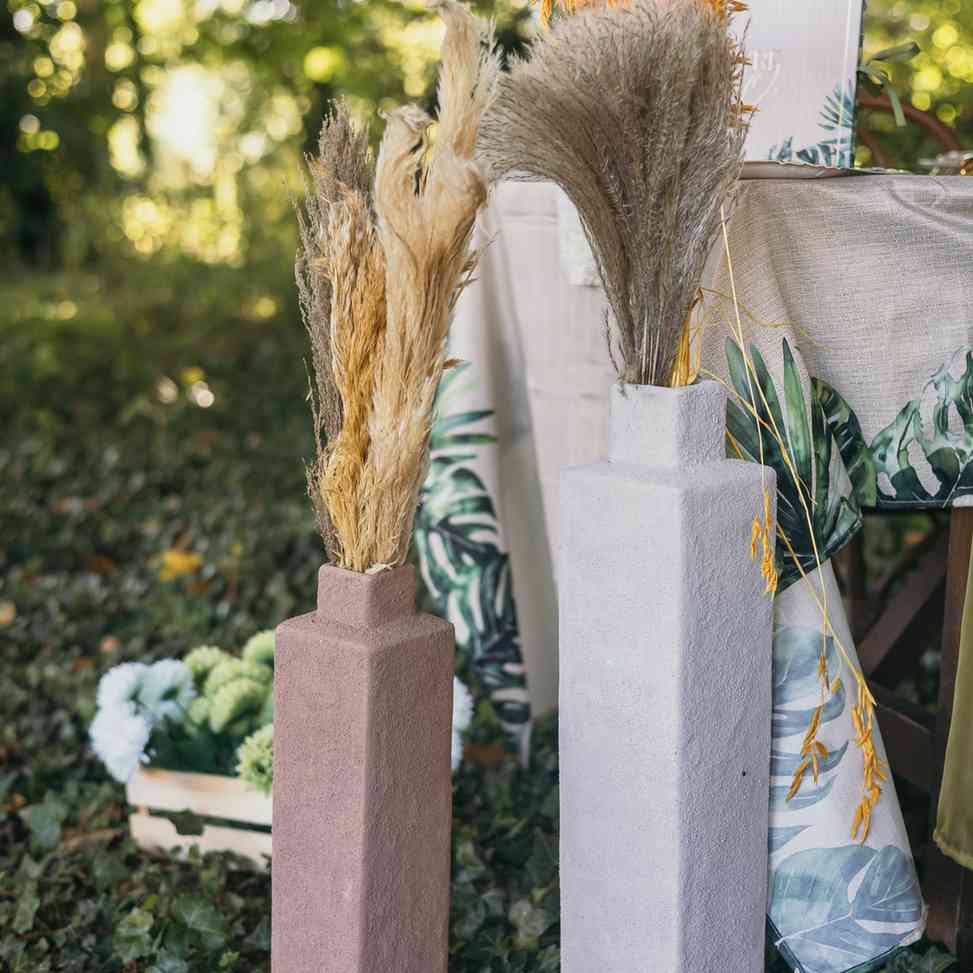 Βάζο Vera Κεραμικό Ιβουάρ 13x60x13cm από την εταιρεία Beauty Home