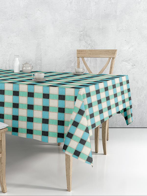 Τραπεζομάντηλο 5452 Blue 140x140 από την εταιρεία Sunshine Home