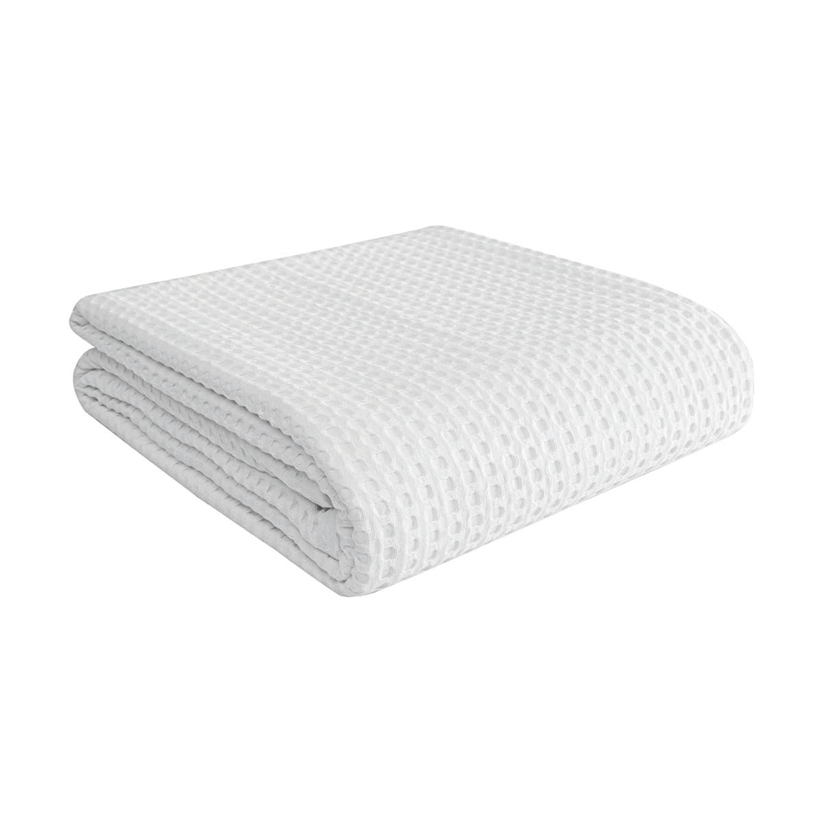 Πικέ υπέρδιπλη waffle Art 1990 White 230x240 Λευκό Default Title από την εταιρεία Beauty Home