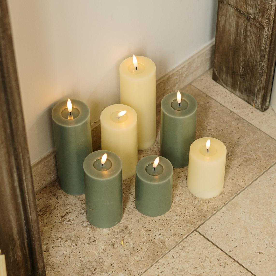 Κυλινδρικό κερί LED λαδι 20 x 7 cm από την εταιρεία Beauty Home