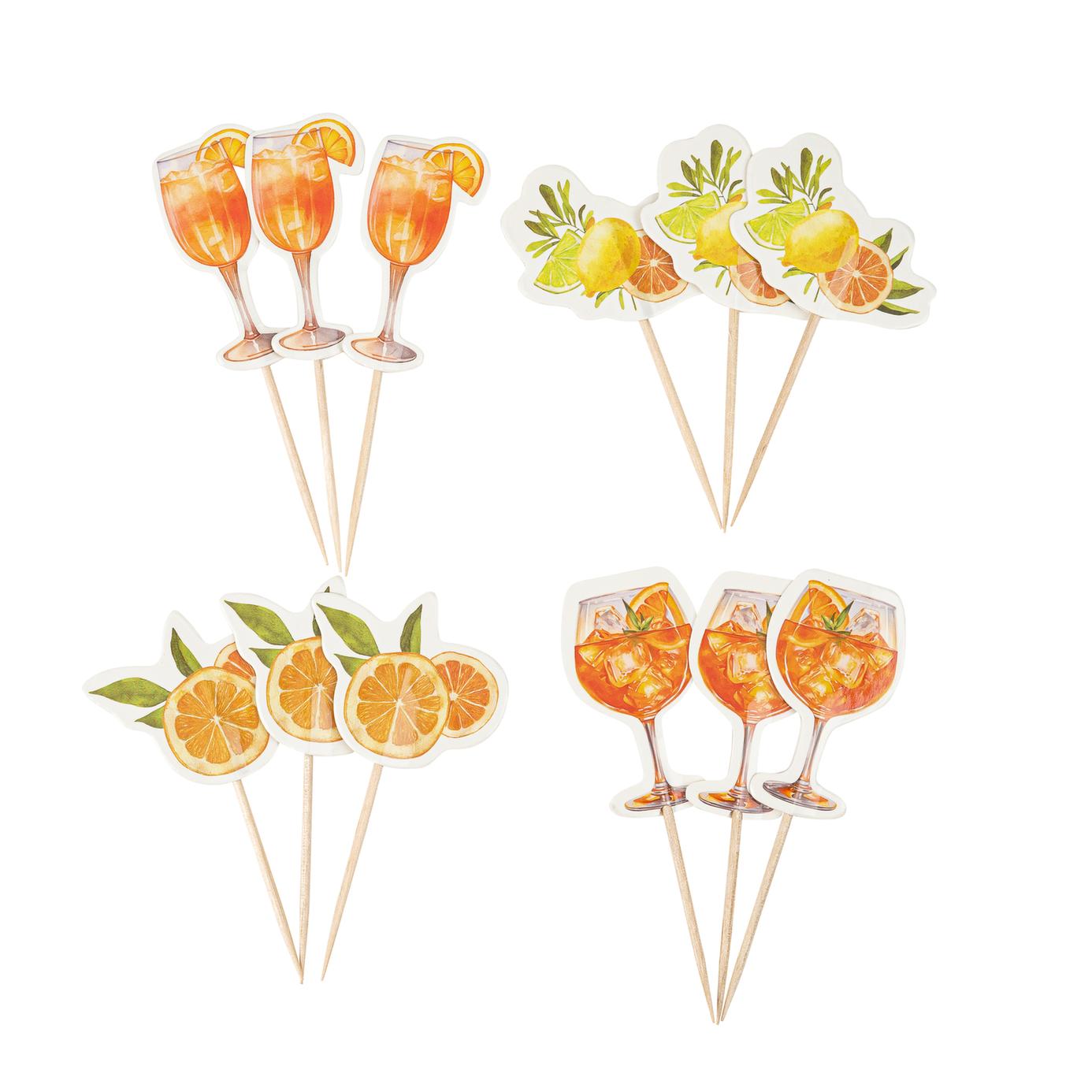 12 Ταμπελάκια με θέμα “Fizz Citrus” 9,5cm Default Title από την εταιρεία Beauty Home