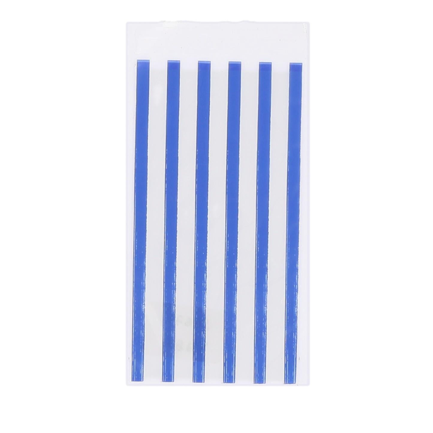 10 Σακούλες με μπλε Ρίγες 8,5x16cm – Κατάλληλες για Τρόφιμα