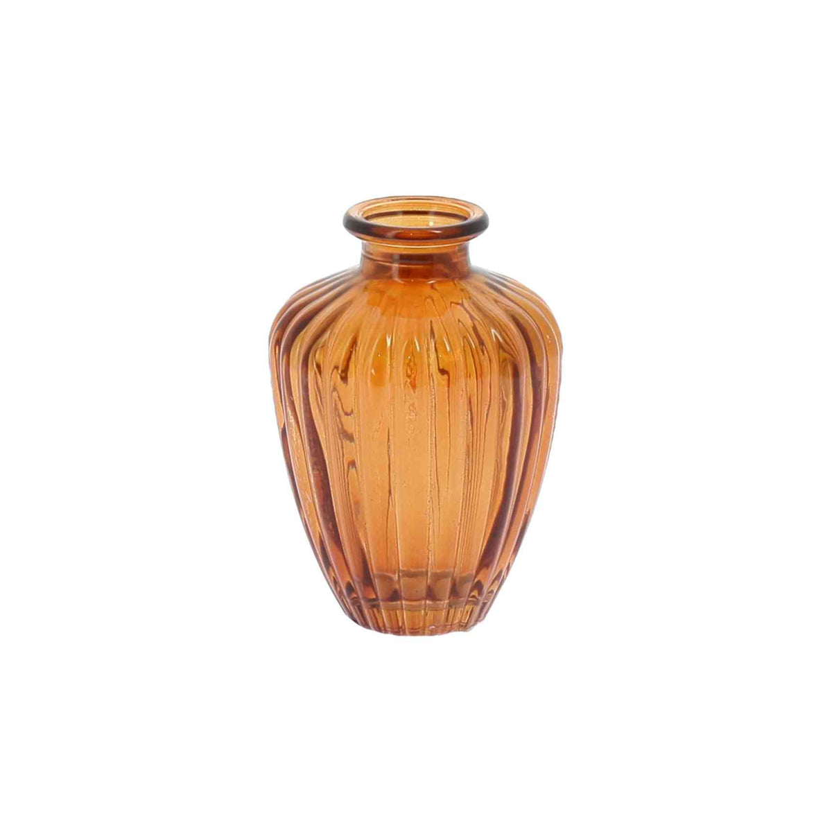 Βάζο γυάλινο Jeanne – Μελί Ø7,5×10,5cm – 180ml Default Title από την εταιρεία Beauty Home