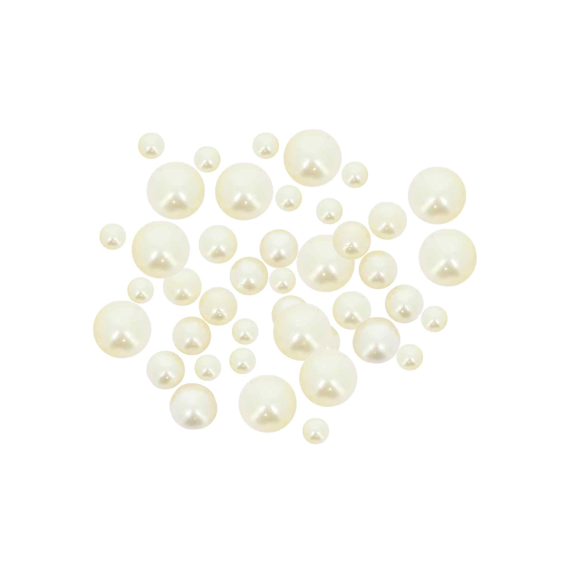 50 λευκές πέρλες 0,5-1 cm