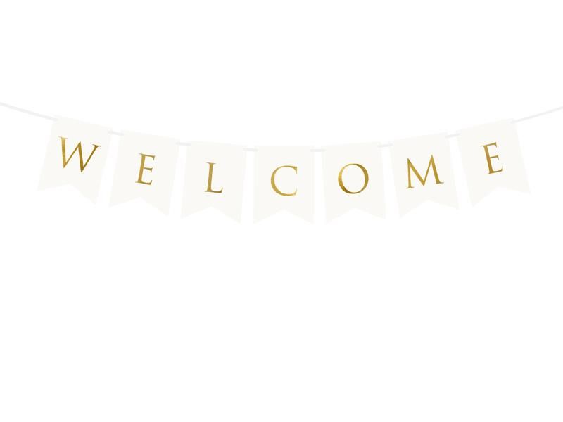 ΧΑΡΤΙΝΗ ΕΠΙΓΡΑΦΗ WELCOME από την εταιρεία Beauty Home