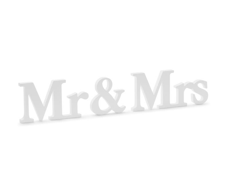 ΞΥΛΙΝΟ ΔΙΑΚΟΣΜΗΤΙΚΟ MR & MRS Default Title από την εταιρεία Beauty Home
