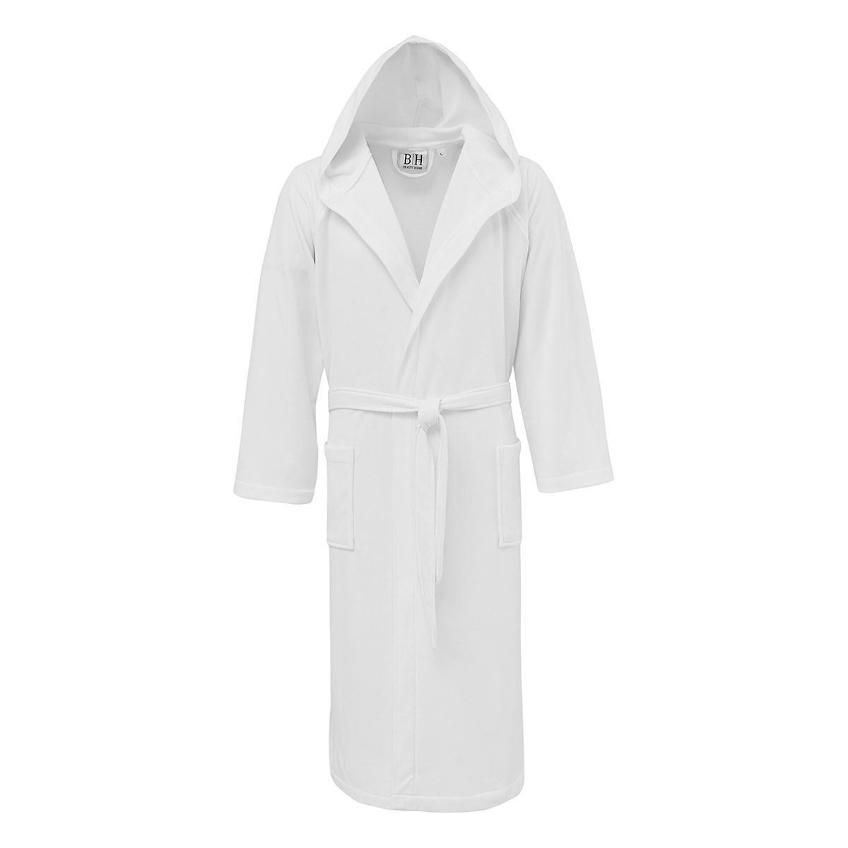 Μπουρνούζι Satisfaction ζακαρ με κουκούλα Art3055 80%Cot-20%Pol 270gsm Λευκό από την εταιρεία Beauty Home
