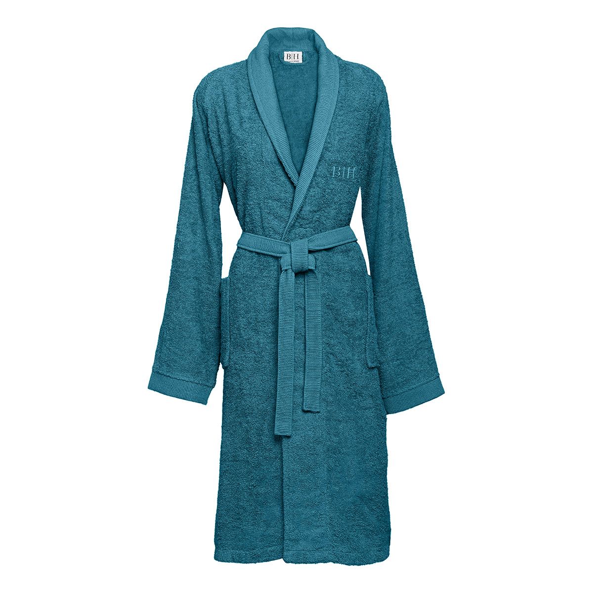 Μπουρνούζι με γιακά Art 3403 Πετρόλ από την εταιρεία Beauty Home