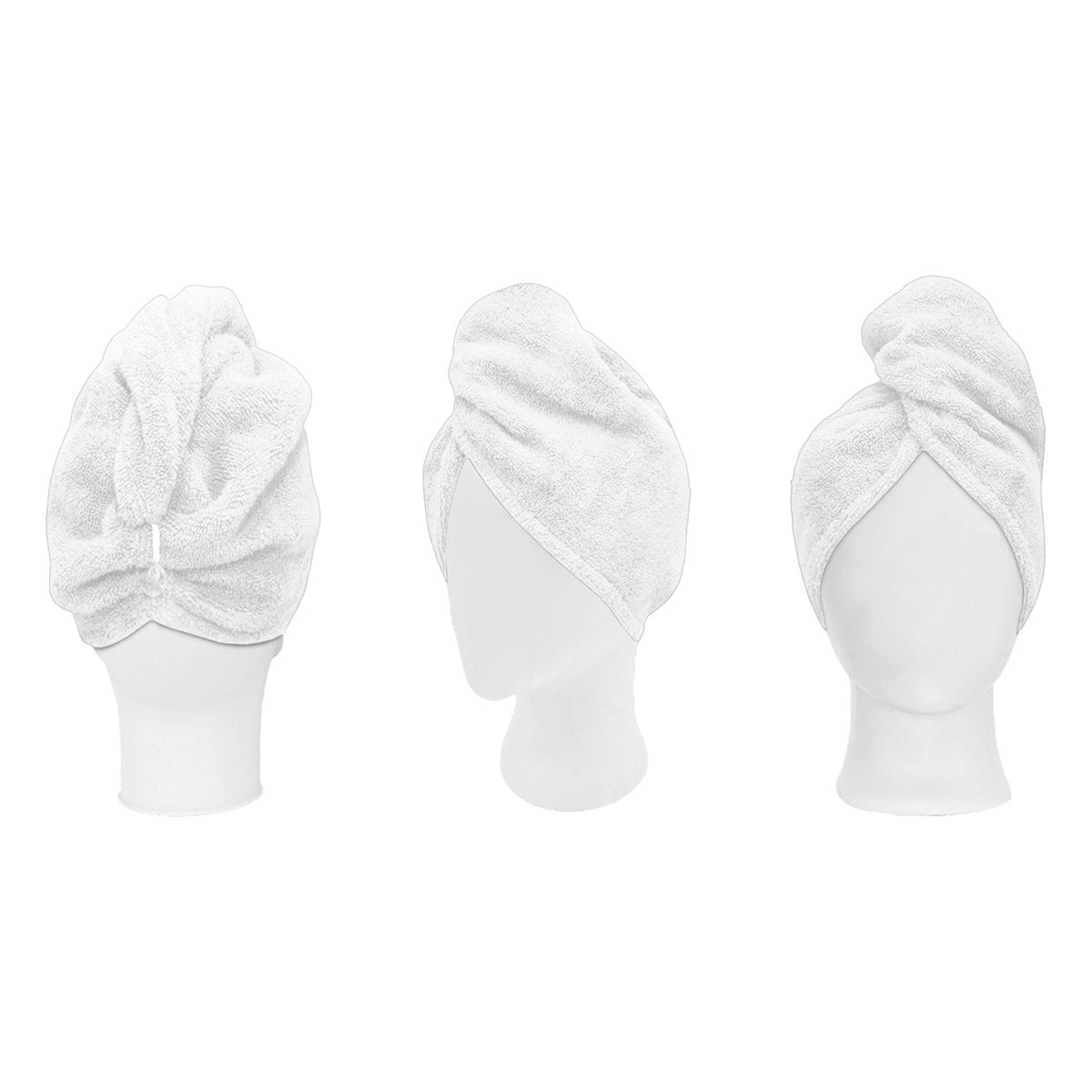 Πετσέτα μαλλιών Turban Art 3407 Λευκό από την εταιρεία Beauty Home