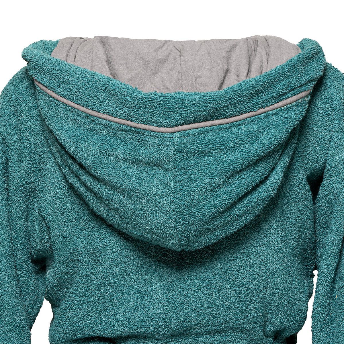 Μπουρνούζι με κουκούλα Art 3427 Πετρόλ από την εταιρεία Beauty Home