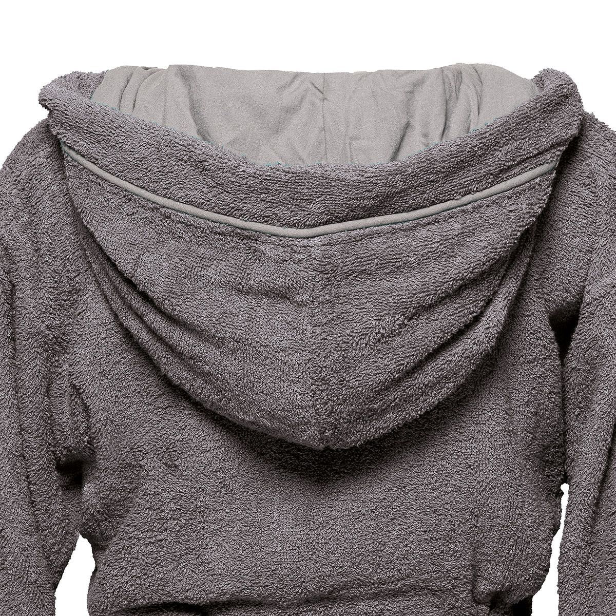 Μπουρνούζι με κουκούλα Art 3428 Ανθρακί από την εταιρεία Beauty Home