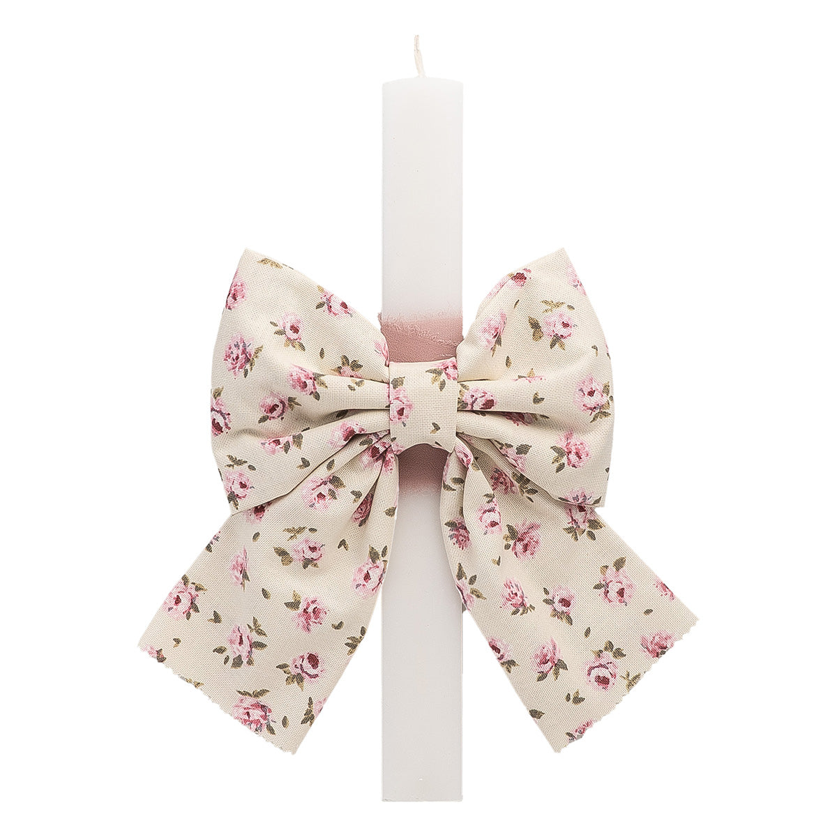 ΛΑΜΠΑΔΑ ΛΕΥΚΗ 33cm ΦΙΟΓΚΟΣ MINI FLORAL