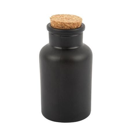 ΜΠΟΥΚΑΛΑΚΙ ΜΑΥΡΟ ΜΑΤ ΜΕ ΦΕΛΛΟ 11 x 5,7 cm 125 ml
