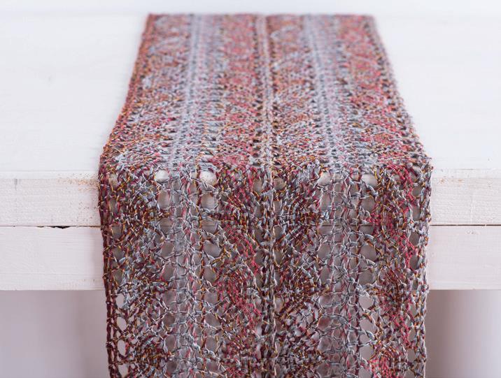 ΔΑΝΤΕΛΑ ΒΑΜΒΑΚΕΡΗ 23 cm BOHO ΓΚΡΙ