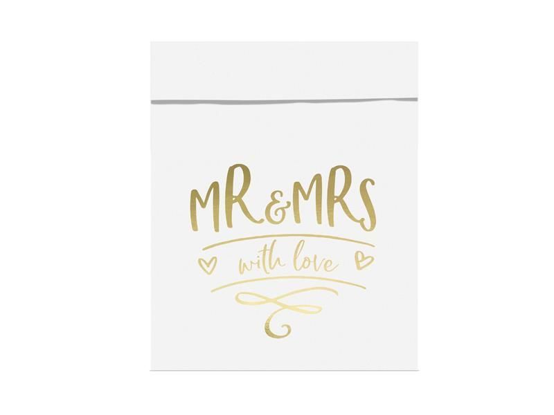 ΣΑΚΟΥΛΑΚΙΑ Mr&Mrs, 6ΤΜΧ 13×16.5cm Default Title από την εταιρεία Beauty Home