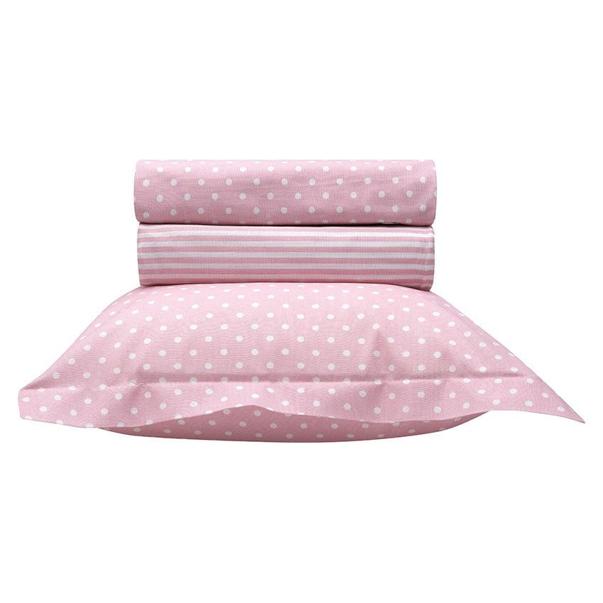 Σετ σεντόνια βρεφικά Art 5132 Pink