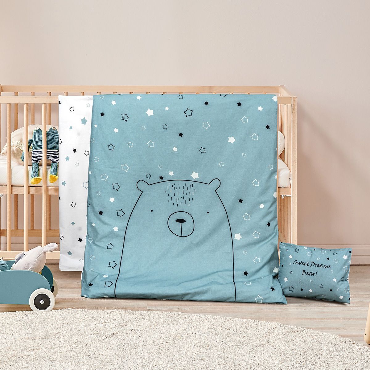 Σετ σεντόνια βρεφικά Bear Art 5185