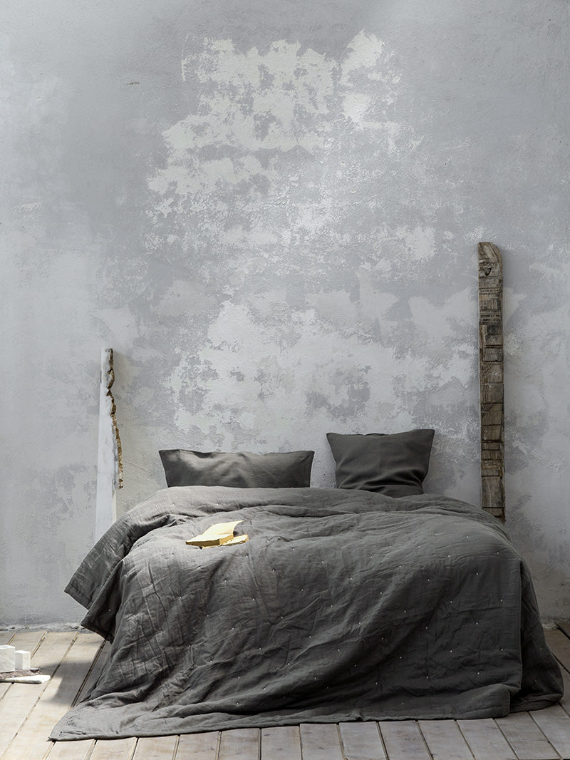 Κουβερλί Linen Dark Gray από την εταιρεία Nima Home