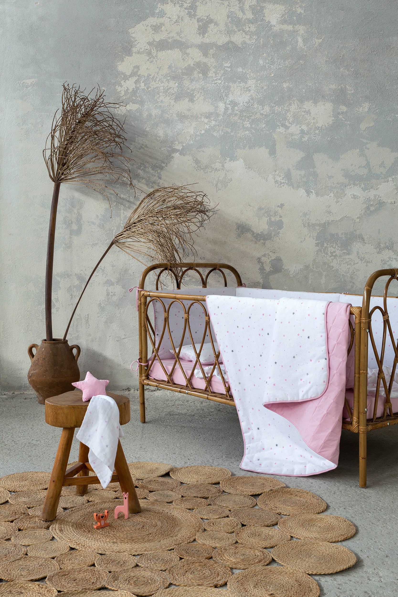 Κουβερλί Κούνιας 100x140 Nene - Pink Default Title από την εταιρεία Nima Bebe