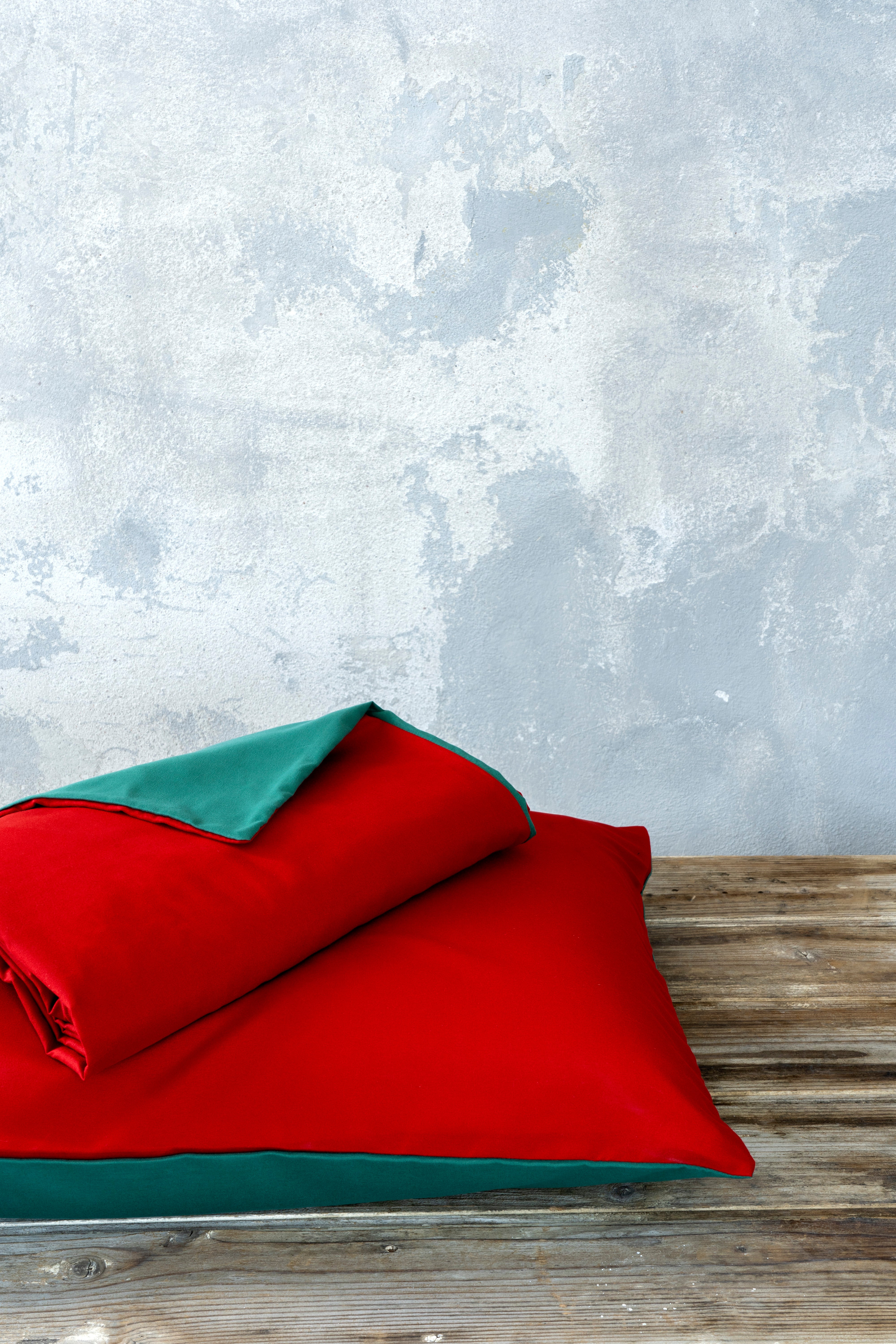 Σετ Παπλωματοθήκη Abalone Red Green 1x160x240+1 από την εταιρεία NIMA Home