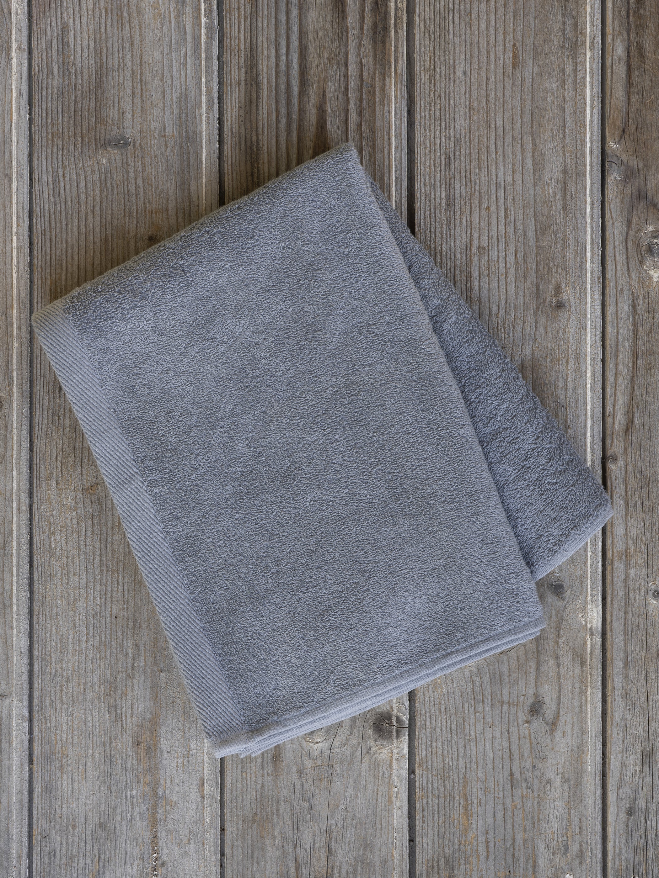 Πετσέτα Πισίνας Plaza - Medium Gray - VAT Dyed 460gsm - 100% Βαμβάκι