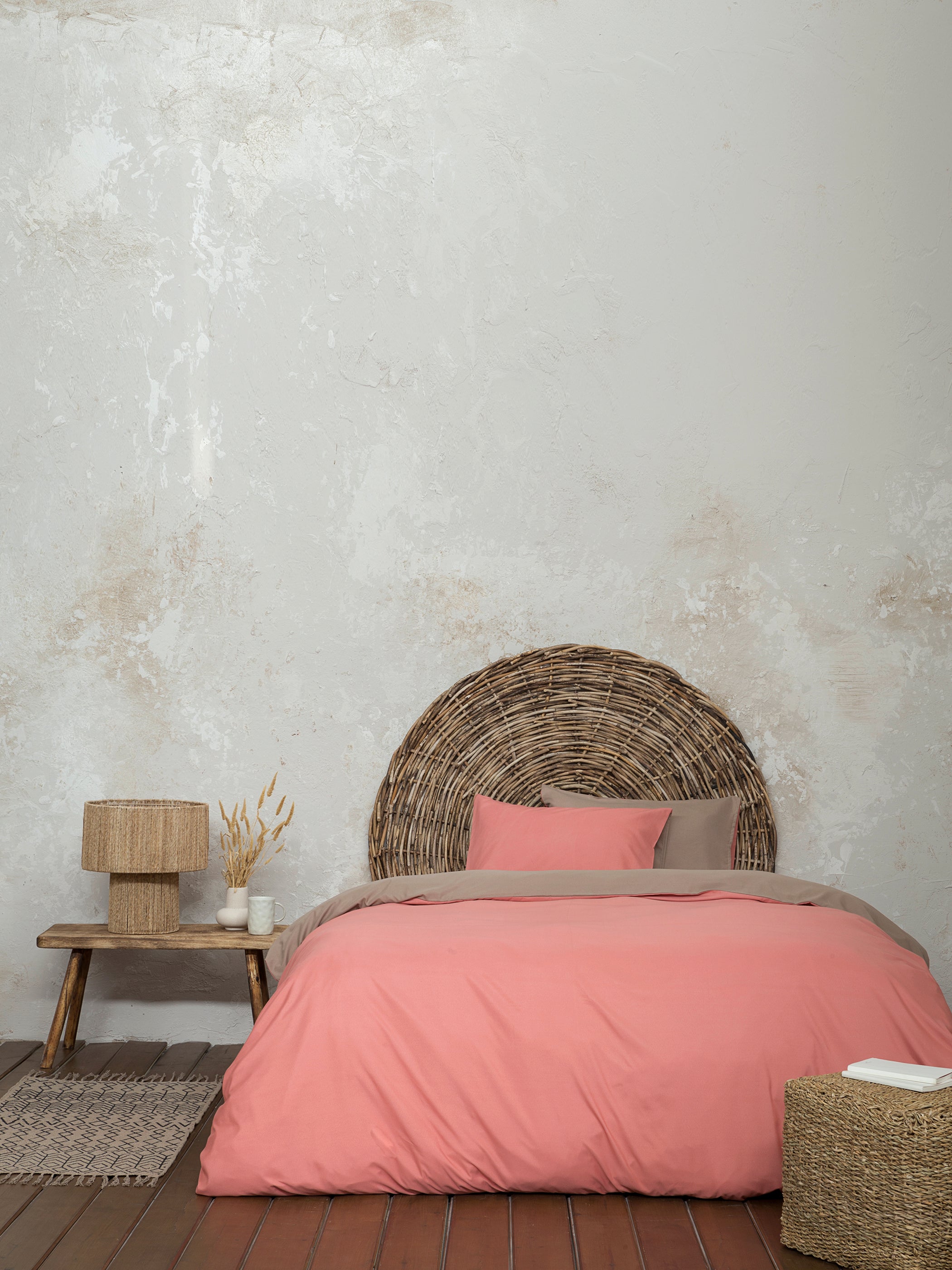 Σετ Παπλωματοθήκη Abalone Brown Terracotta 1x160x240+1 από την εταιρεία NIMA Home