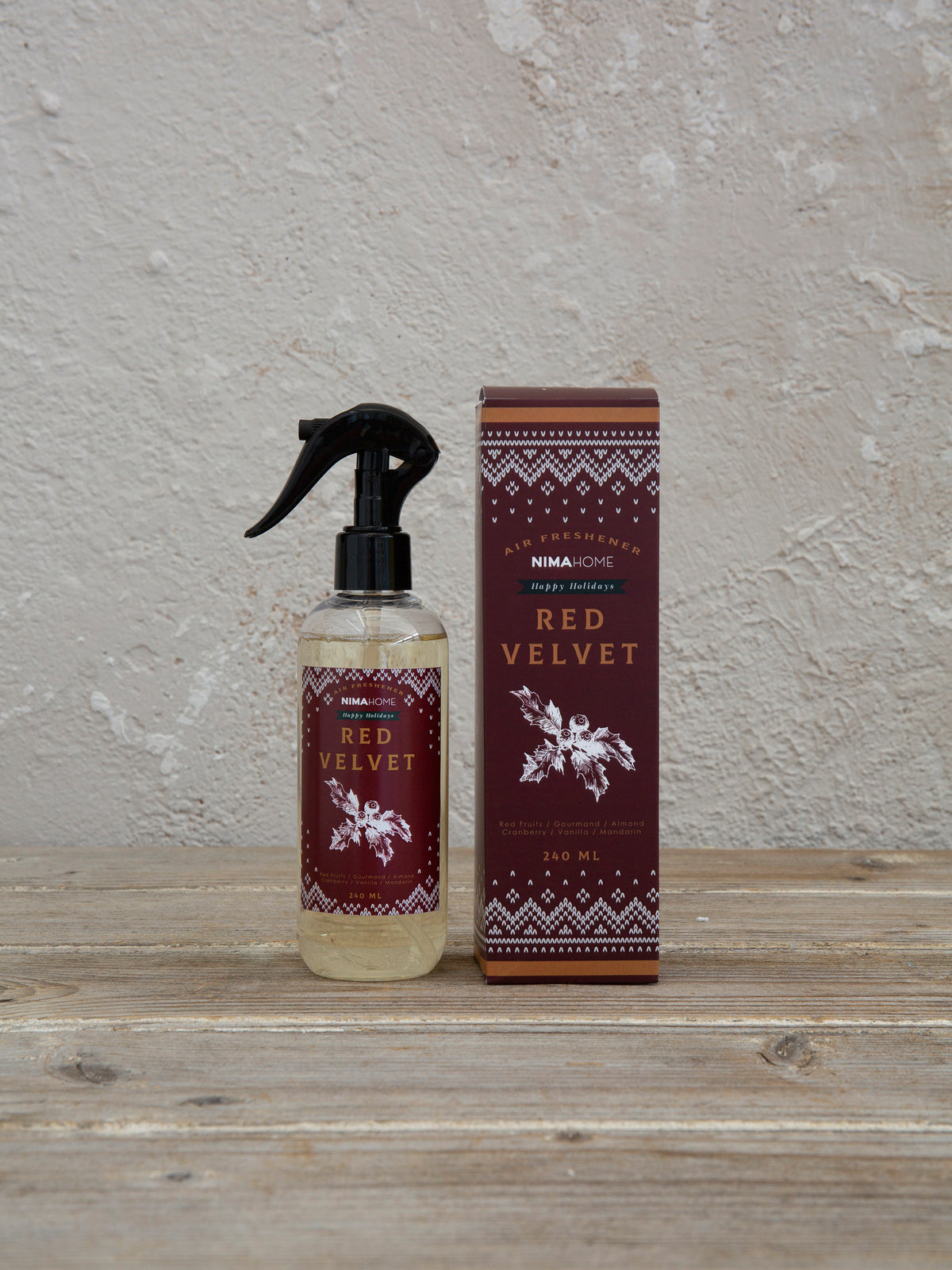 Red Velvet Αρωματικό Σπρέι 240ml από την εταιρεία Nima Home