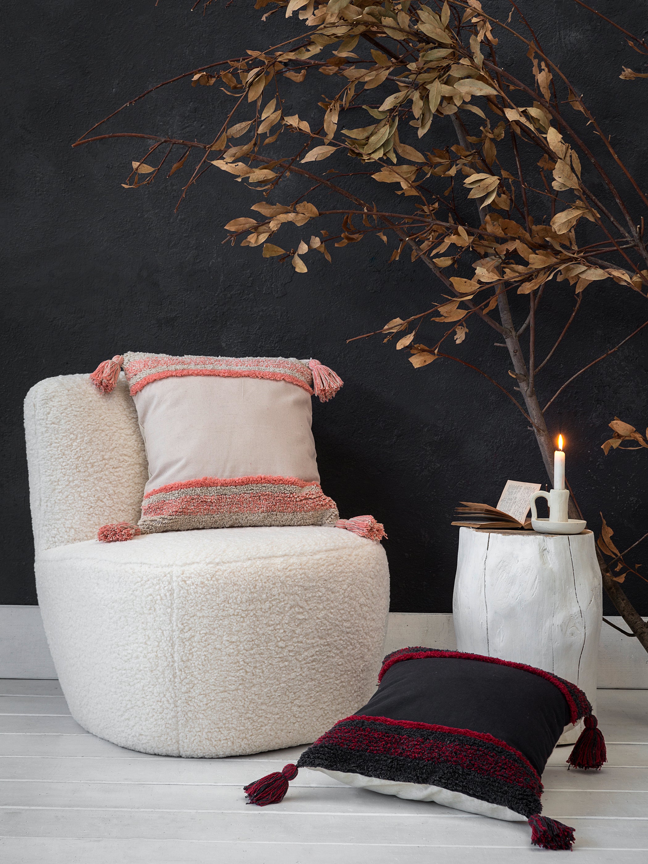 Διακοσμητικό μαξιλάρι 45x45 - Janelle Dark Gray