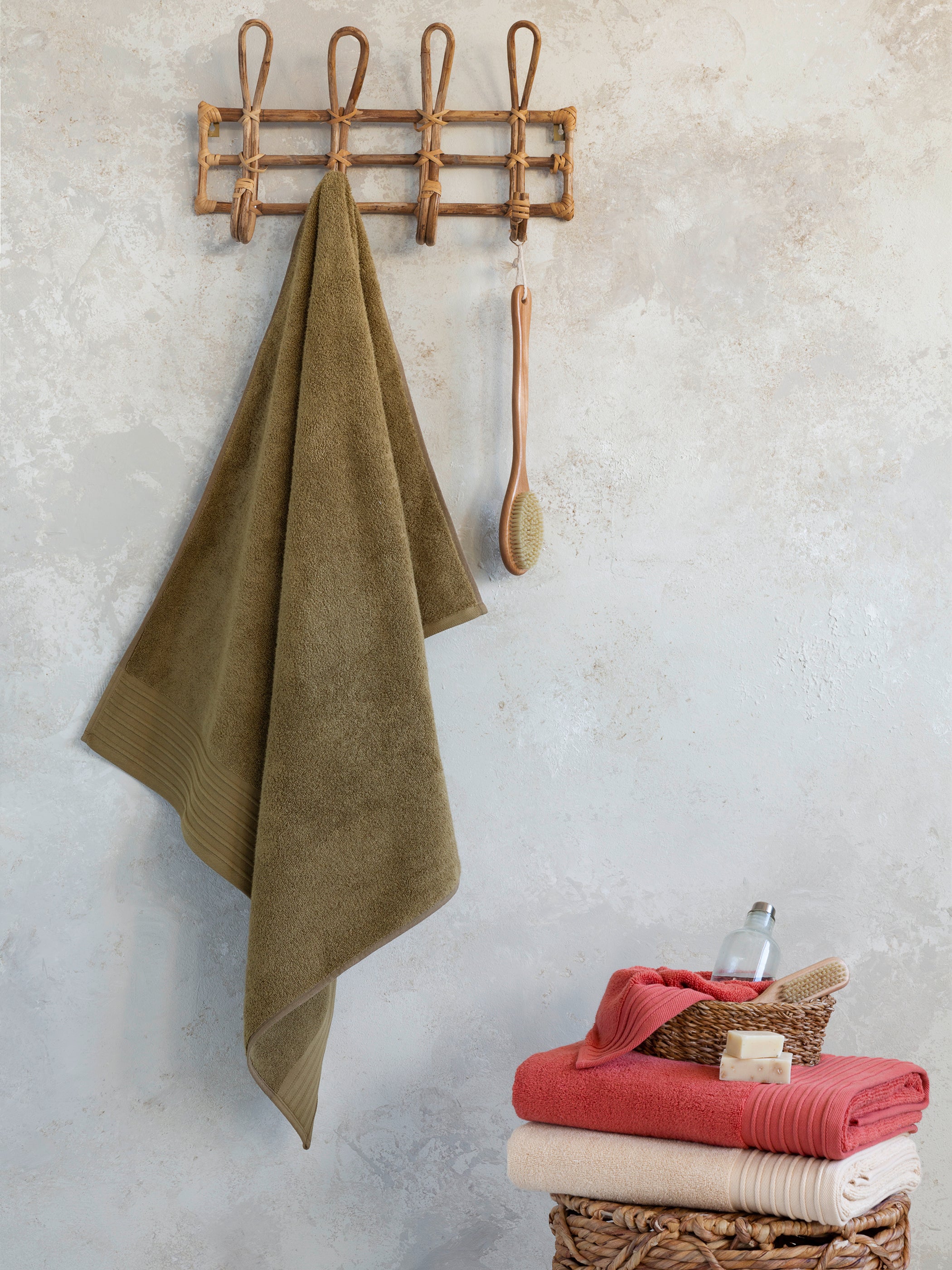 Πετσέτα Feel Fresh Gold Brown Μπάνιου 90x145 από την εταιρεία Nima Home