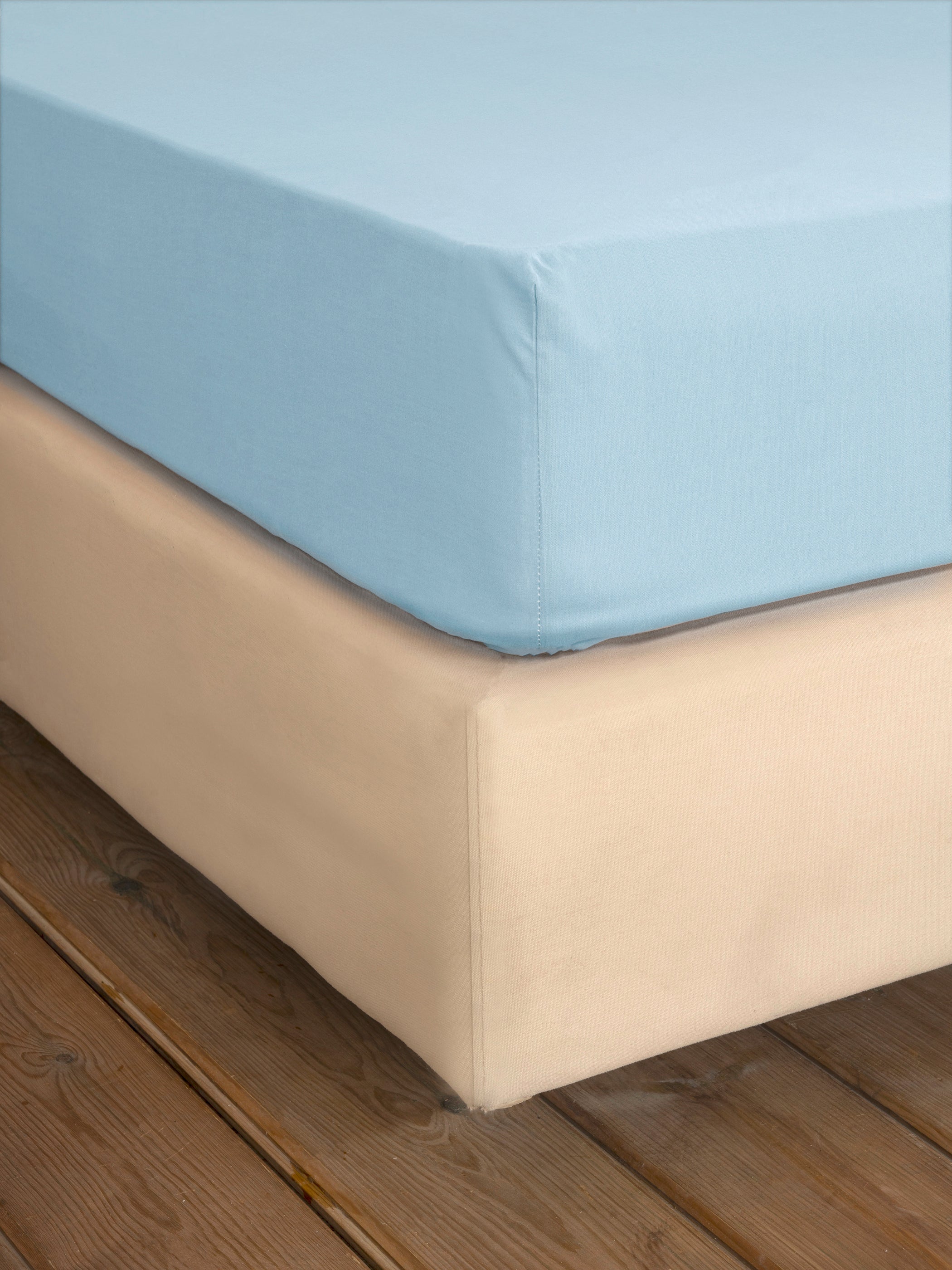 Σεντόνι με Λάστιχο Unicolors Baby Blue 180x200+32 από την εταιρεία Nima Home