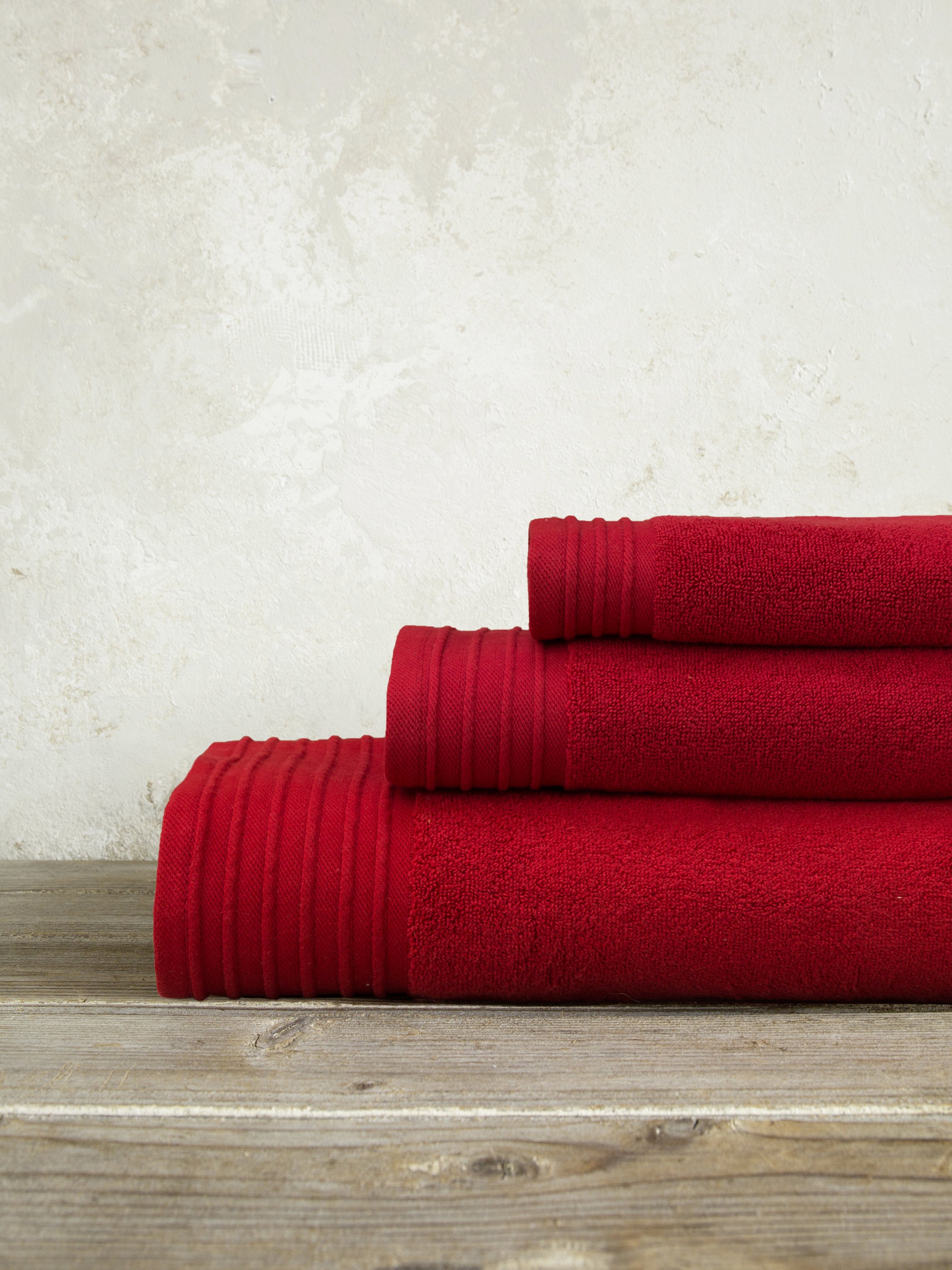 Πετσέτα Feel Fresh Happy Red Προσώπου 50x100 από την εταιρεία Nima Home