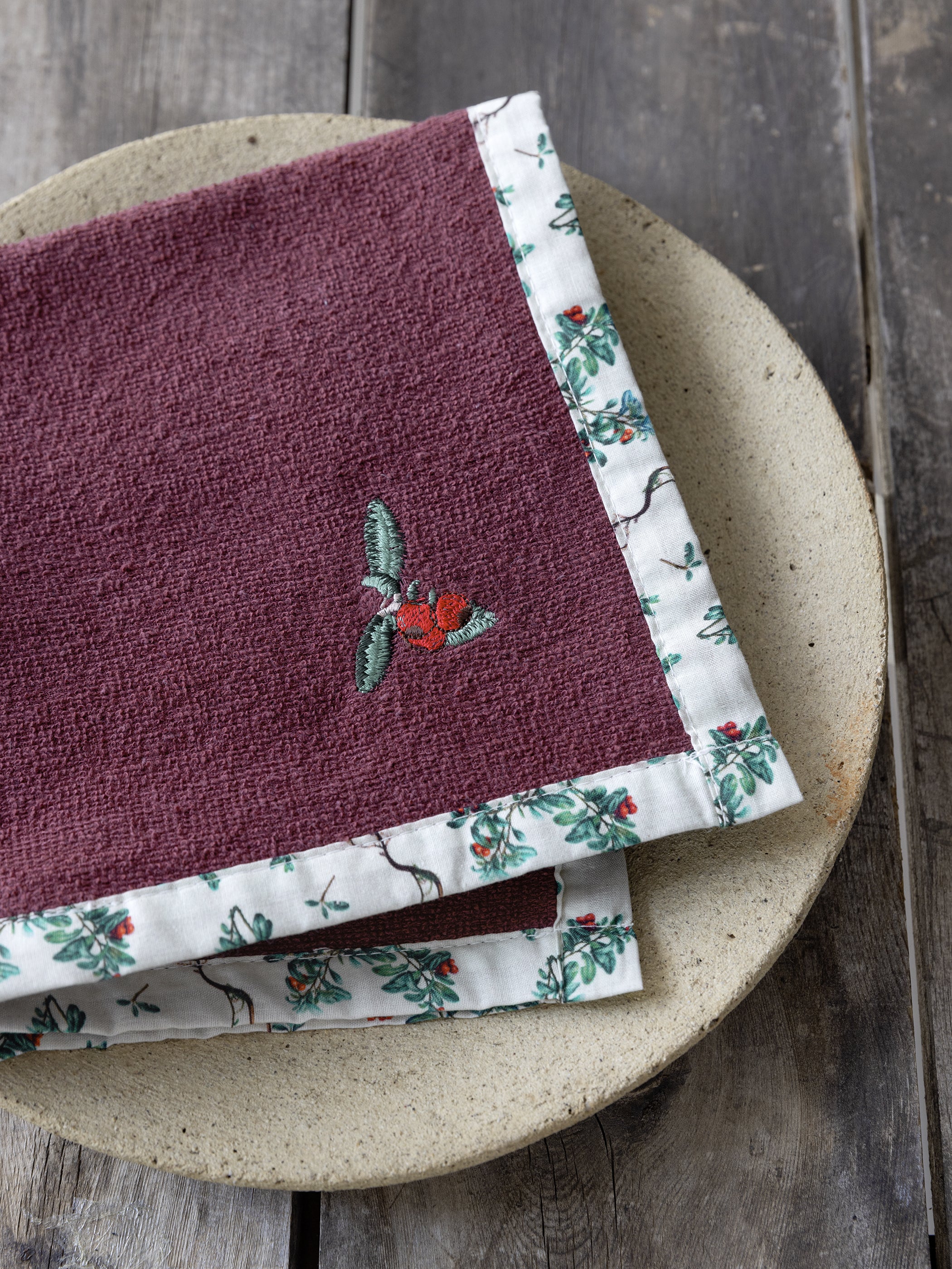 Πετσέτα Κουζίνας 40x40 - Cranberry Love Default Title από την εταιρεία Nima Home