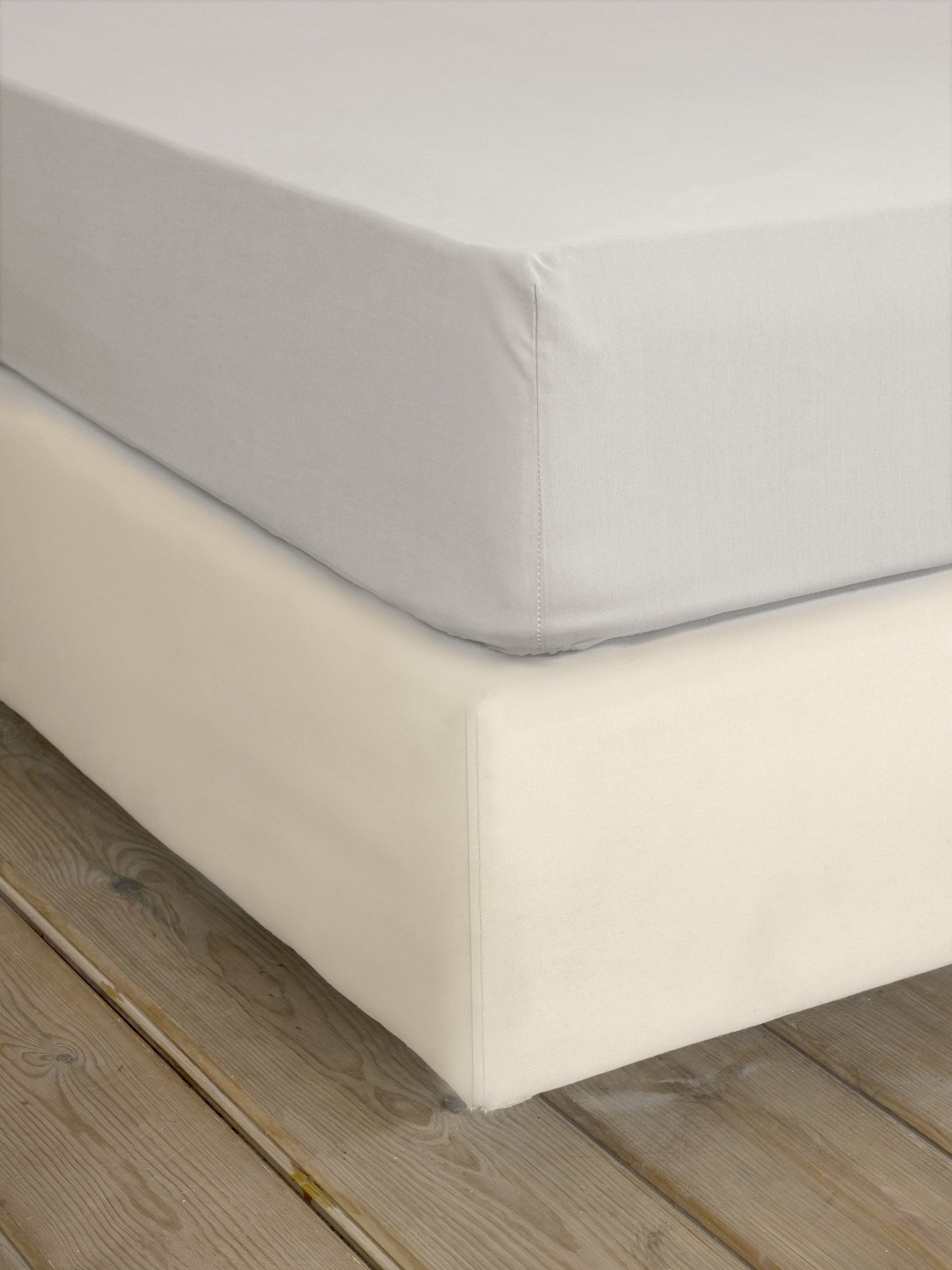 Σεντόνι με Λάστιχο Unicolors Oat Beige 100x200+32 από την εταιρεία Nima Home
