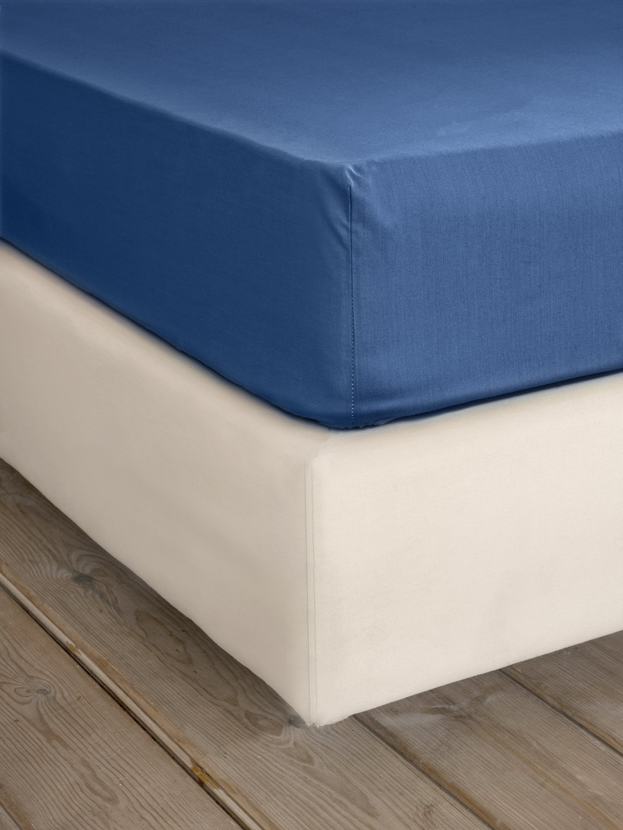 Σεντόνι με Λάστιχο Unicolors Dark Denim 120x200+32 από την εταιρεία Nima Home