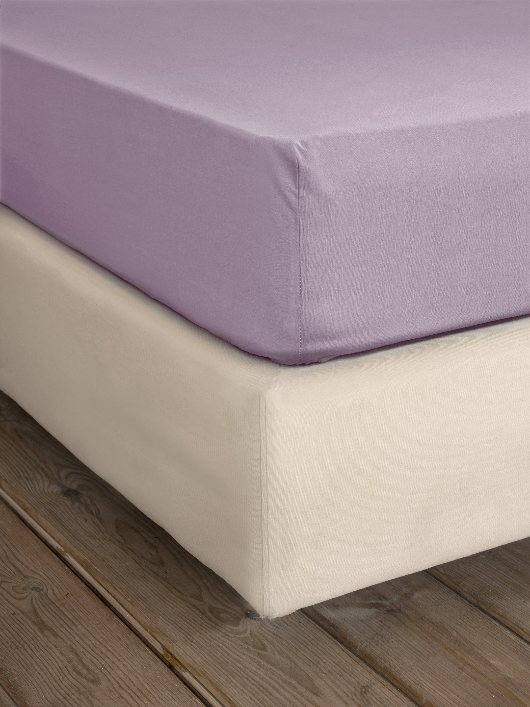 Σεντόνι με Λάστιχο Unicolors Pale Mauve 120x200+32 από την εταιρεία Nima Home