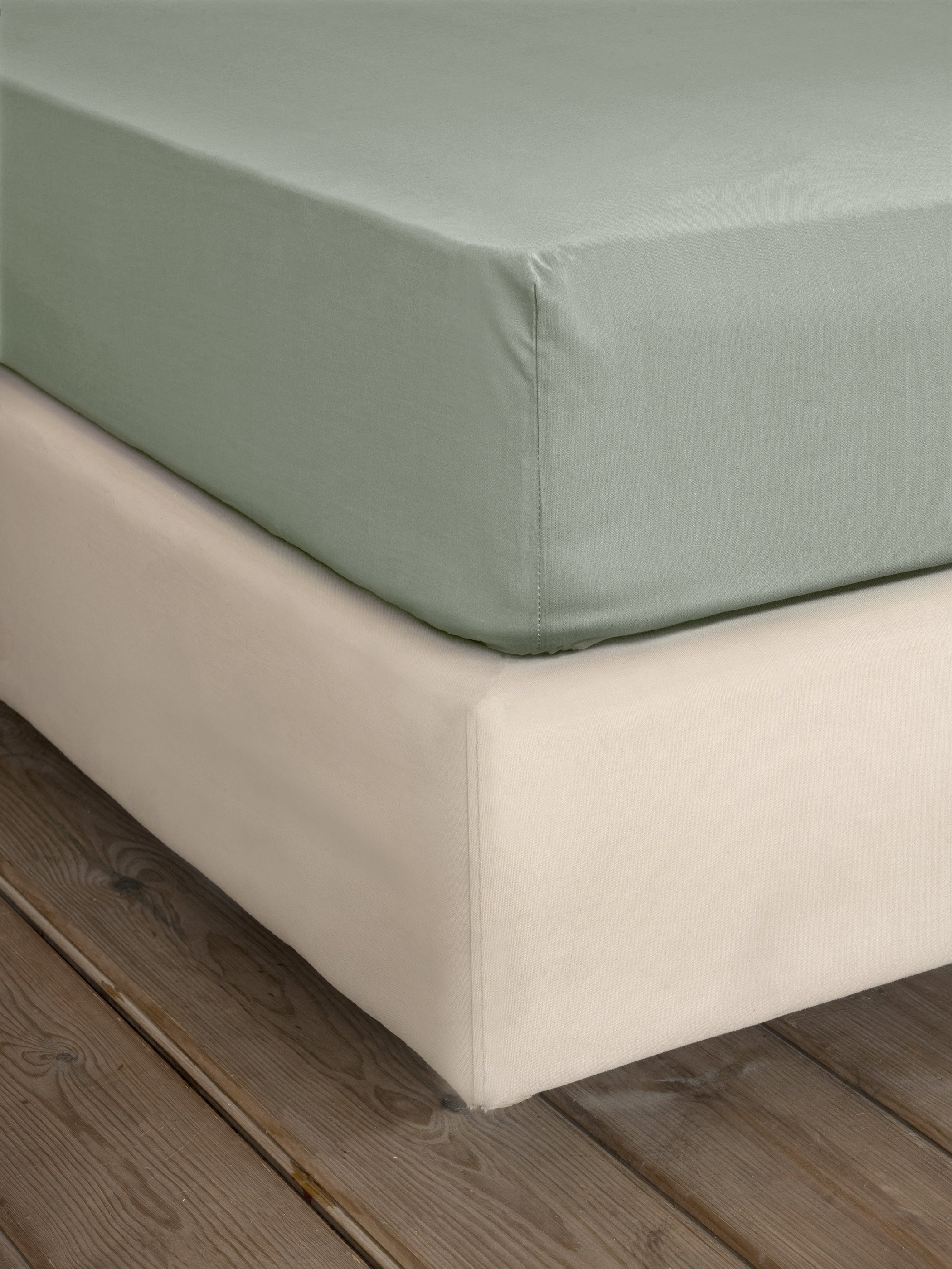 Σεντόνι με Λάστιχο Unicolors Rock Green 120x200+32 από την εταιρεία Nima Home